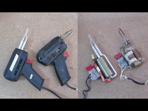 Cautin Tipo Pistola, Internamente y como se les Rebobina.