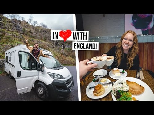 Our PERFECT RV Road Trip In ENGLAND! 🏴 Cream Tea, Cheddar Gorge + Overnight Parking Lot Stay!
