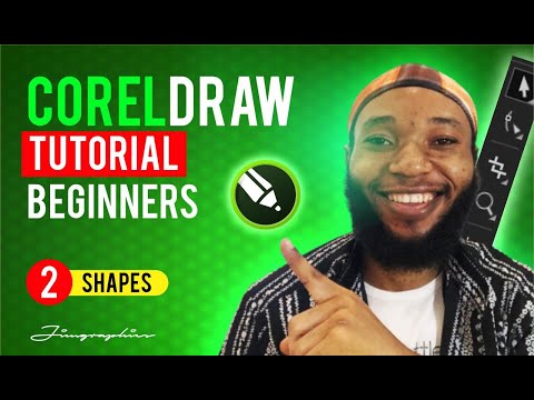 CorelDraw Tutorials PART 2 | Basic Shapes | The Basic for Beginners | 2024