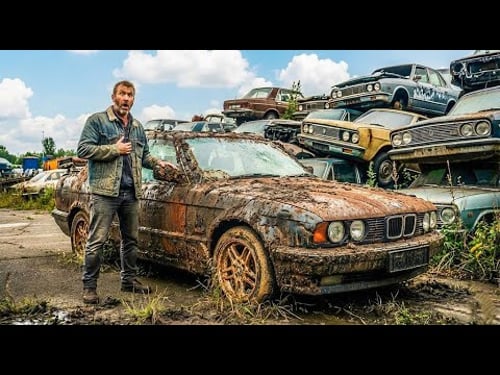 ASMR Car Restoration| Salvage Yard BMW M5 Discovery: The Insane Transformation