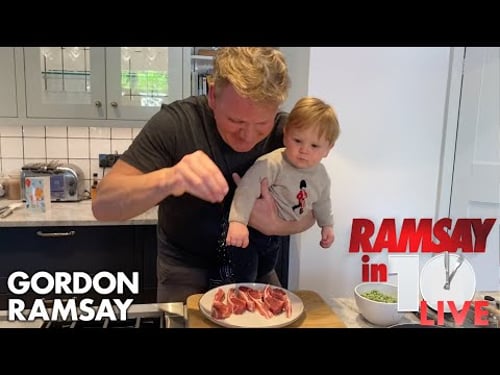 Gordon Ramsay Shows How To Make A Lamb Chop Dish At Home | Ramsay in 10