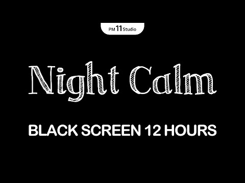 Relaxing Piano Music for Bedtime | Sleeping Music for Deep Sleeping | Black Screen