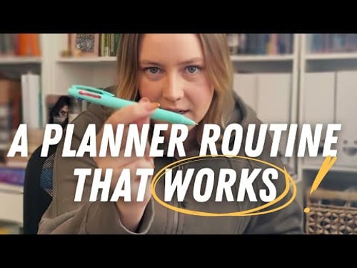 Creating a Planner Routine that works for YOU