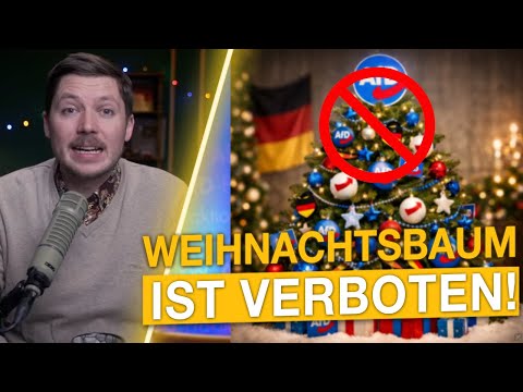 AfD darf Weihnachtsbaum nicht aufstellen! Landtag will KEINE christlichen Symbole!