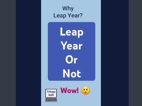 Python Program 5: Leap Year or Not 😲 Know Why 🤔 #shorts #python #coding #telugu