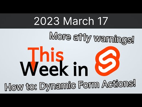 This Week in Svelte (2023 March 17)