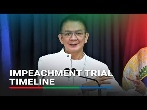 VP Sara's impeachment trial likely after SONA in July: Senate president | ABS-CBN News