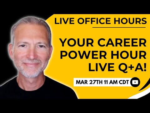 Career Coaching 🔴 Live Office Hours with Andrew LaCivita