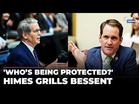 Jim Himes Challenges Treasury Secretary Scott Bessent Over Trump's Credit Card Interest Proposal