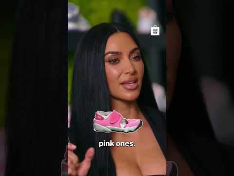 Kim K’s first Nike sneaker collab was one of her favorite shoes growing up #SneakerShopping