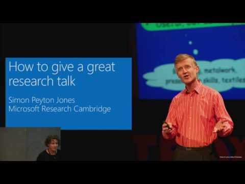 How to Give a Great Research Talk