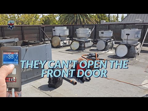 THEY CANT OPEN THE FRONT DOOR ( AIR BALANCE ISSUE)