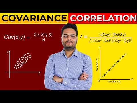 Covariance vs Correlation with simple data | Covariance vs Correlation Coefficient