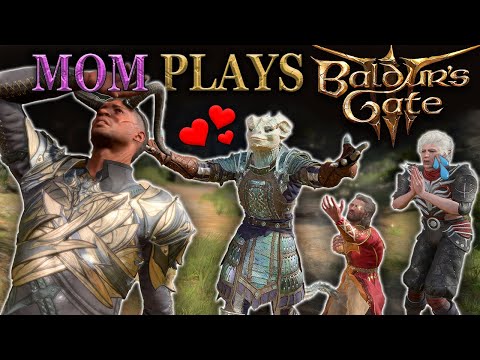 Can my MOM Beat BALDUR'S GATE 3 | ACT 1