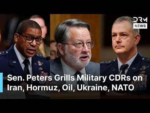 "You Guys Don't Have Any Plans" – Sen. Peters Grills Military CDRs on Iran, Oil, Ukraine, NATO |AC1N