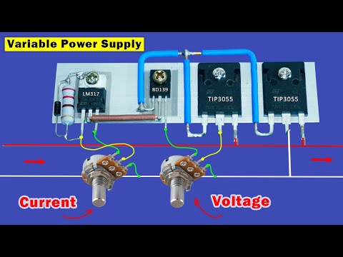 Build DC variable power supply Adjustable Voltage and Current
