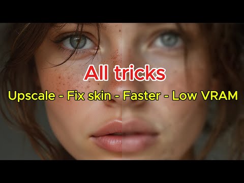 Flux ComfyUI Secrets: Upscale, Low VRAM, Real Skin & Faster Results