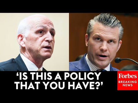 JUST IN: Adam Smith Asks Pete Hegseth Point Blank If He Has A Plan To Invade Greenland Or Panama