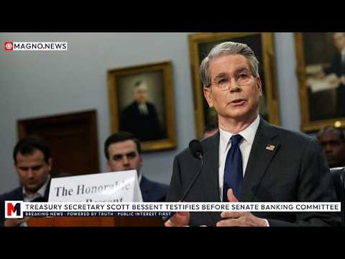 ๐บ๐ธ US Senate | Treasury Secretary Scott Bessent testifies before the Senate Banking Committee