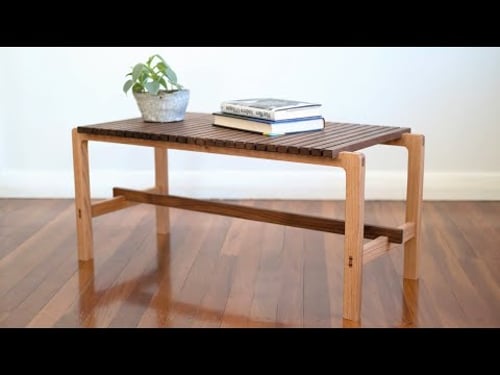 Making a Modern Coffee Table with Interesting Joinery
