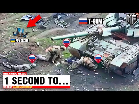 Russian T-90M Breaks Through Ukrainian Defenses - Then THIS Happened...