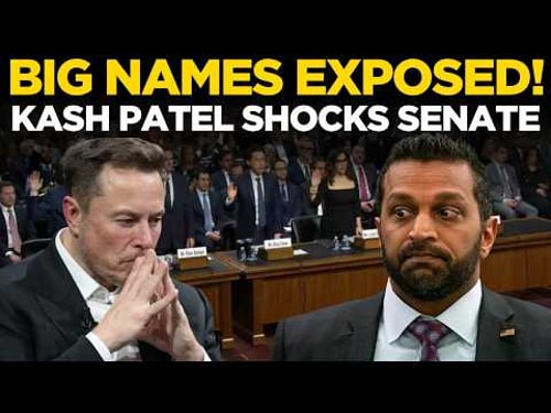 US Senate News LIVE: Big Names Finally Exposed By Kash Patel | Elon Musk | Trump | Epstein Files