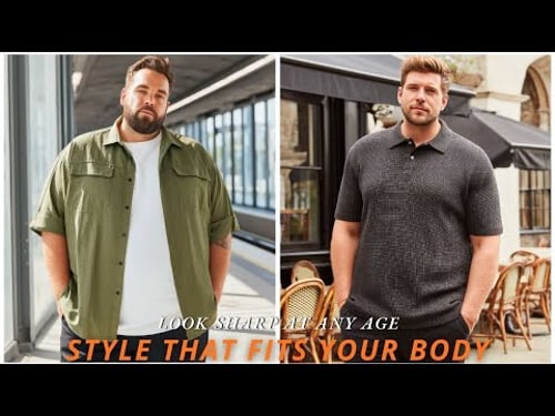 20 Outfit Ideas That Actually Work for Overweight Older Men - men's fashion