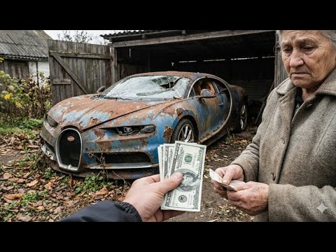 I Bought Bugatti Chiron for ONLY $500! Grandma Sold Me His Abandoned Supercar