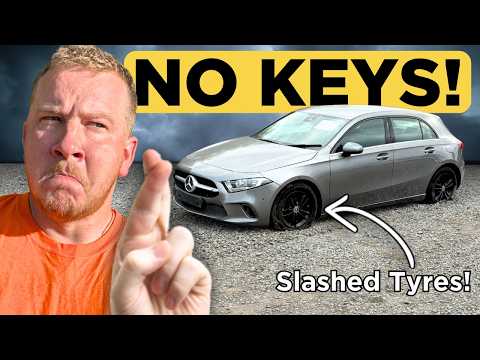I Bought A REPO'D CAR With NO KEYS And SLASHED TYRES!