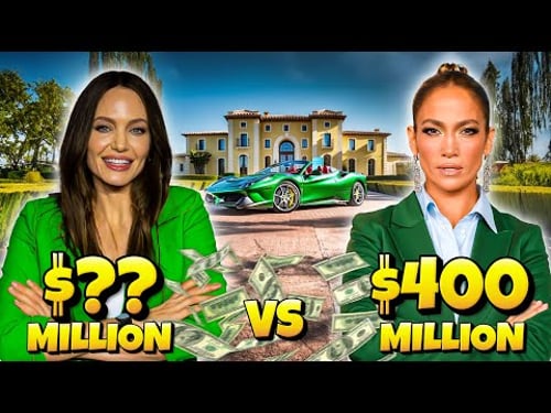Angelina Jolie vs Jennifer Lopez - Who is Richer?