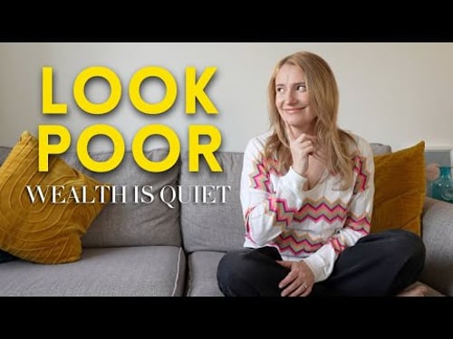 Why Looking Poor is Important in 2025