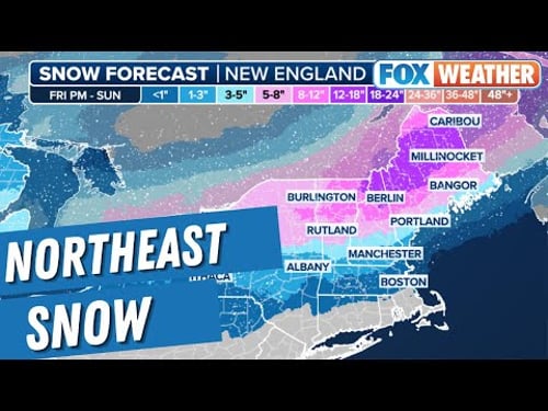 Winter Storm Watch Issued As Coastal Storm Eyes Northeast With Snow, Flooding Rain