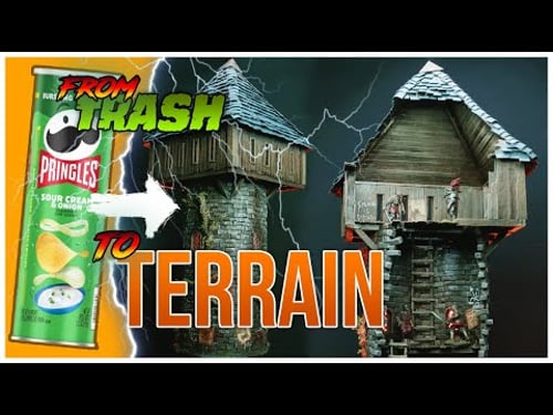 Old World WARHAMMER Ruined Tower for MORDHEIM! Terrain Tutorial! πΌ