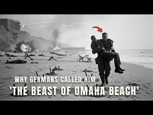 Germans Called Him "The Beast of Omaha Beach" — After He Carried 7 Men Through a Minefield Alone!