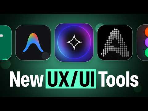 New UX/UI Tools You Must Try! + AI Design Tools by Google, Webflow & Others