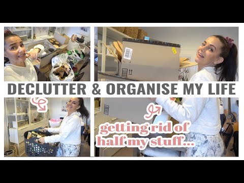 DECLUTTER & ORGANISE MY LIFE - Getting Rid of half my stuff in one week!!! || THE SUNDAY STYLIST