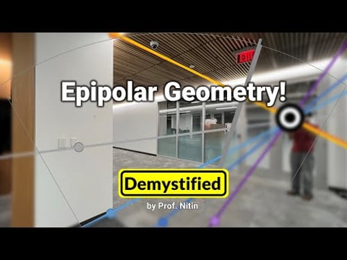 Epipolar Geometry (Arbitrary Stereo Depth Estimation)