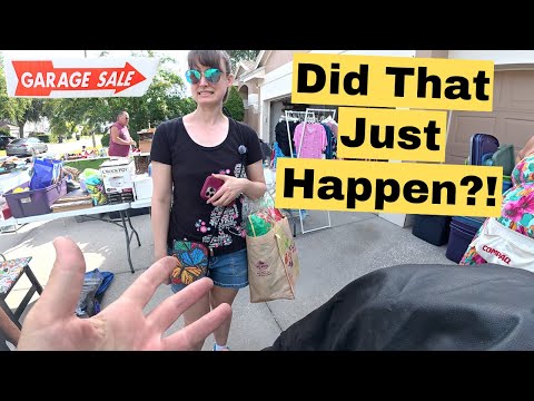 Garage Sale CONFRONTATION Did NOT Go Well!