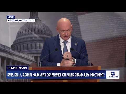 LIVE: Sen. Kelly and Sen. Slotkin hold news conference on failed grand jury indictment