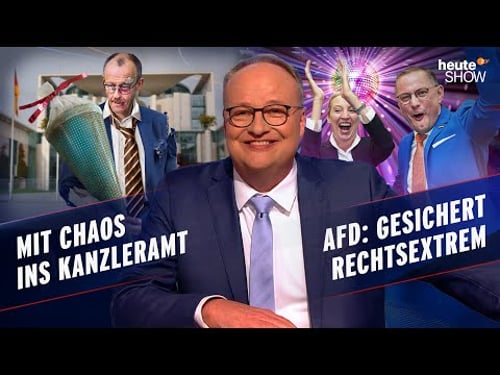 Holpriger Start für Schwarz-Rot: Merz ist Kanzler im zweiten Wahlgang | heute-show vom 09.05.2025