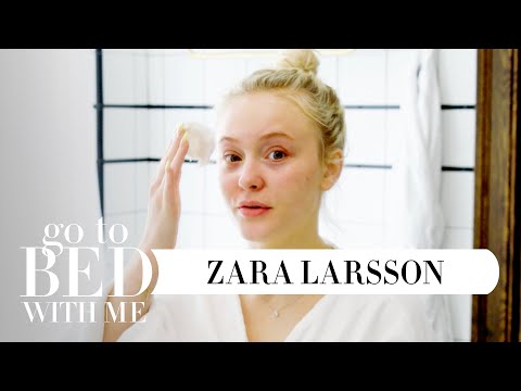 Swedish Pop Star Zara Larsson's Nighttime Skincare Routine | Go To Bed With Me | Harper's BAZAAR