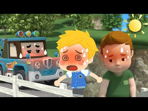 高温安全系列│变形警车珀利 生活安全篇🚑│炎热天气的应对方法│生活安全篇系列│儿童动画│变形警车珀利TV