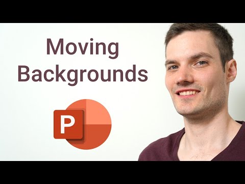 How to make PowerPoint Moving Background