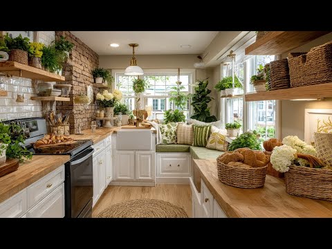 Rustic Small Kitchen Tour: Elegant Cottage Kitchen Aesthetic