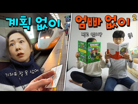 기차표를 잘 못 산거 같아요 !! 집에서 공부와 책만 보기 VS 계획 없는 해외여행 하기