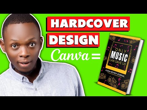 How to Create Hardcover on Canva || Hardback Book Cover Design