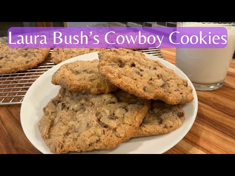 These Cookies Won by a Landslide | Laura Bush's Cowboy Cookies