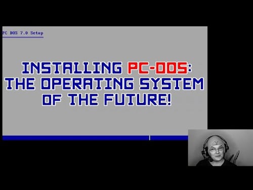 #DOScember2023 · Installing PC-DOS for #doscember
