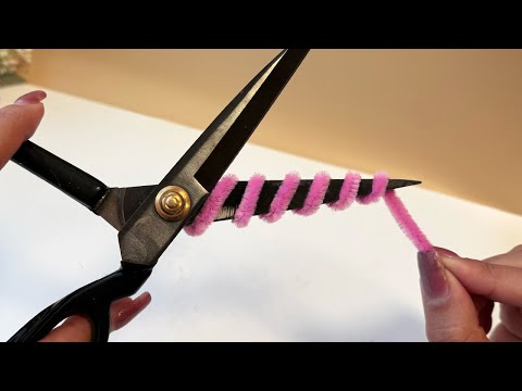 Incredibly Beautiful!π Look what I Made using Scissors and Chenille Stems! DIY Ideas!