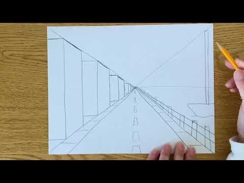 One - Point Perspective- 4th grade